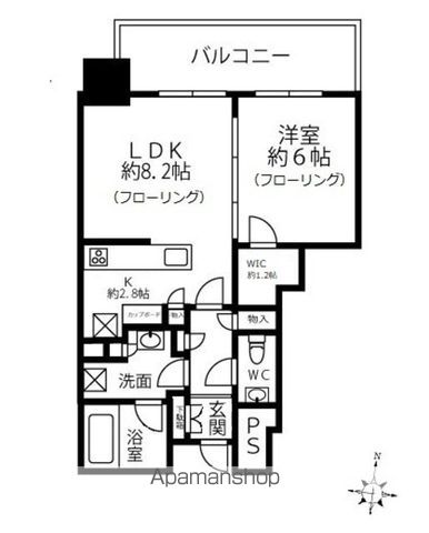 プラウドタワー名古屋栄の間取り写真
