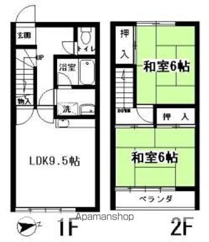 メゾンKSK No.3の間取り写真