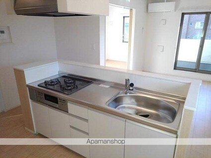 山梨県甲府市下飯田２丁目[2LDK/56.78m2]のキッチン