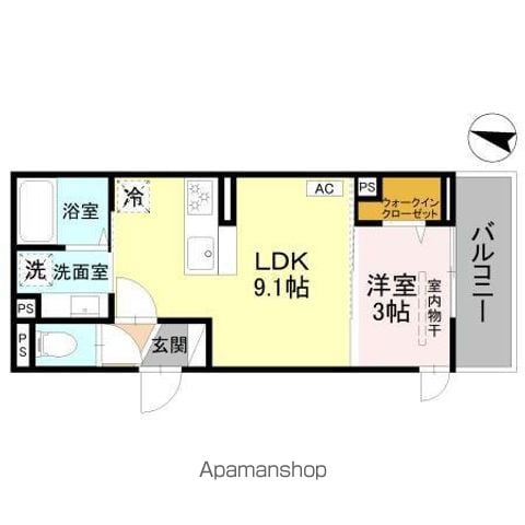DーSERENO北野の間取り写真