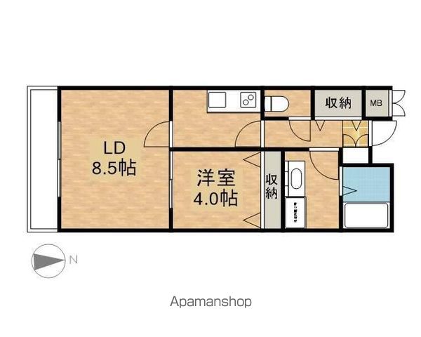 サダーズ伊福町の間取り写真