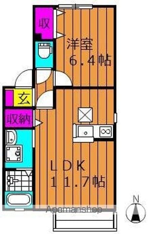 モデラートNEO B棟の間取り写真