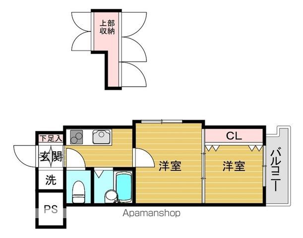 アリビオ天神南の間取り写真