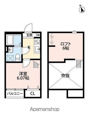 PRIME SUITE Sの間取り写真