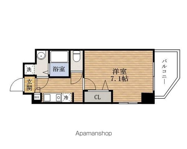 エイペックス京町堀IIの間取り写真