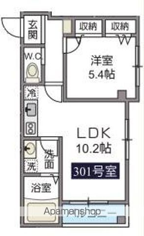 ラシーネＯＮＥ　ＰＡＲＫ　ＰＬＡＣＥⅡの間取り