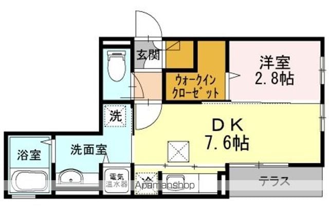 アペルトサピエンティアの間取り写真