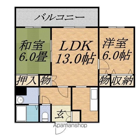 山鼻コンパウンドの間取り写真