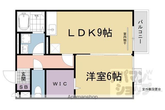 セジュール南堅田の間取り写真