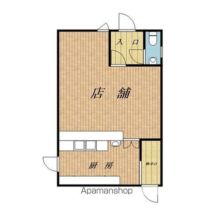 味彩館[店舗/44.72m2]の間取図