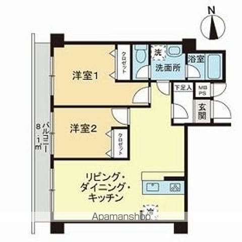 ライオンズマンション江田第3の間取り写真