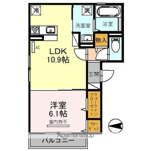 シャンテの間取り写真