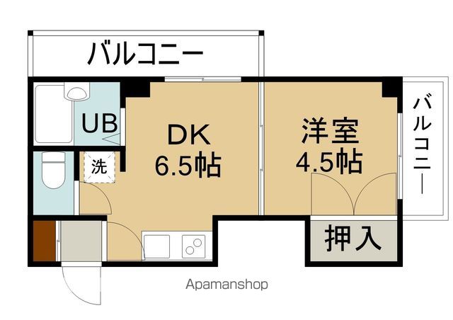 ハイツワンの間取り写真