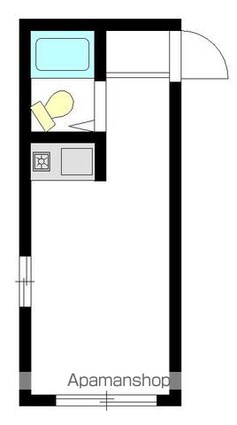 マスターズ北沢[1K/10.53m2]の間取図