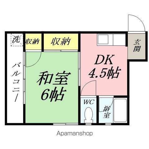 金光コーポの間取り写真