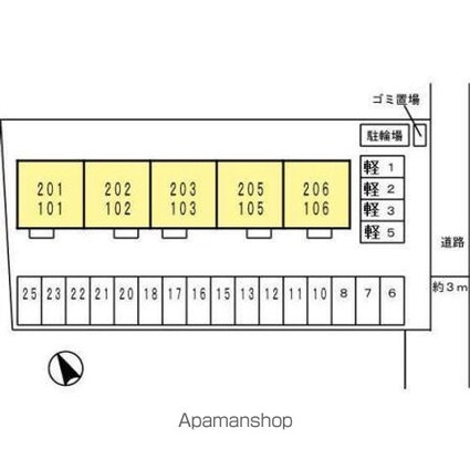 アズーロ寿[2LDK/66.31m2]の配置図