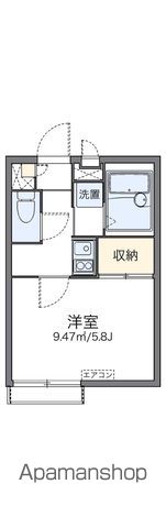 レオパレスピアーチェの間取り