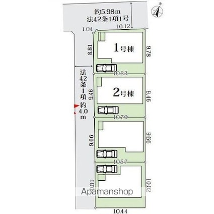 ４１４１鎌ヶ谷市東道野辺２９期４棟１号棟[4LDK/99.36m2]の外観2