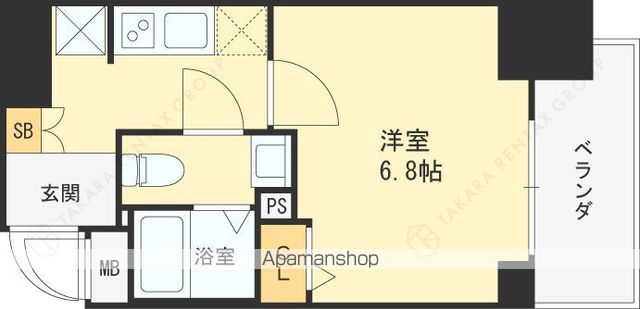 エグゼ大阪城イーストの間取り写真