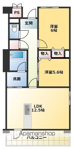 エスポワールの間取り写真