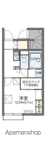 【レオパレスコスモエステートＡの間取り】