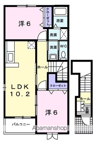 サンシャインⅡの間取り