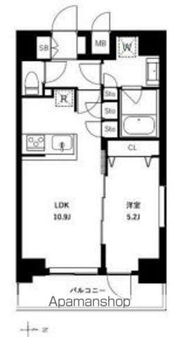 アーバンパーク浅草Ⅱ 307｜東京都台東区今戸１丁目(賃貸マンション1LDK・3階・40.94㎡)の写真 その2