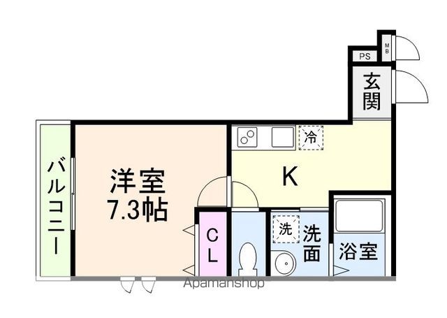 フジパレス三国ヶ丘II番館の間取り写真