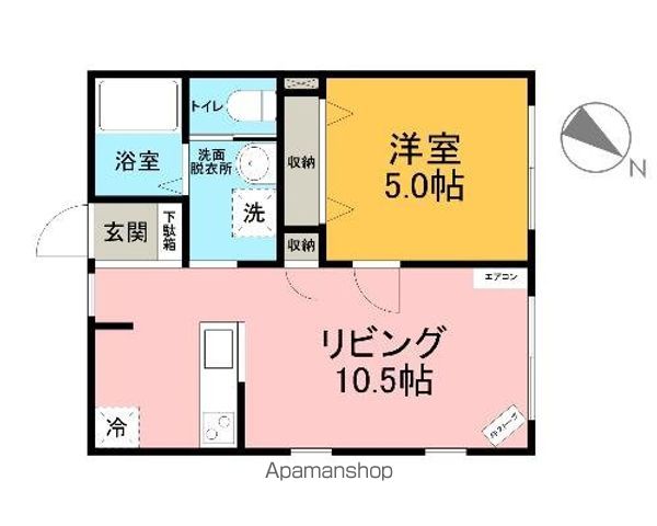 青森市 2階建 築22年の間取り写真