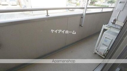 岡山県倉敷市沖新町[1LDK/46.2m2]のバルコニー