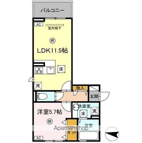 シャルマン12の間取り写真