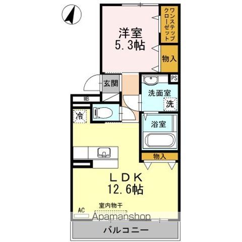 ベルヴュー A棟の間取り写真