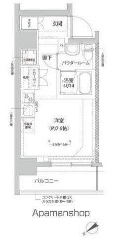 RELUXIA横濱反町の間取り写真