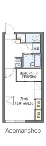 レオパレスエンレイソウの間取り写真
