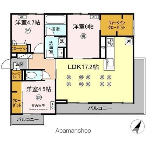 メゾン ココルの間取り写真