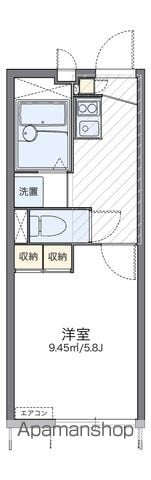 レオパレスドミール 別府の間取り写真