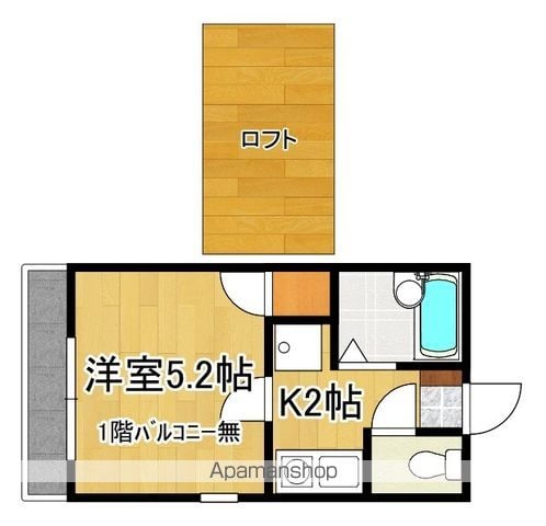 パレス朝気の間取り写真