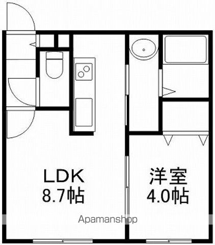 エール平岸の間取り写真