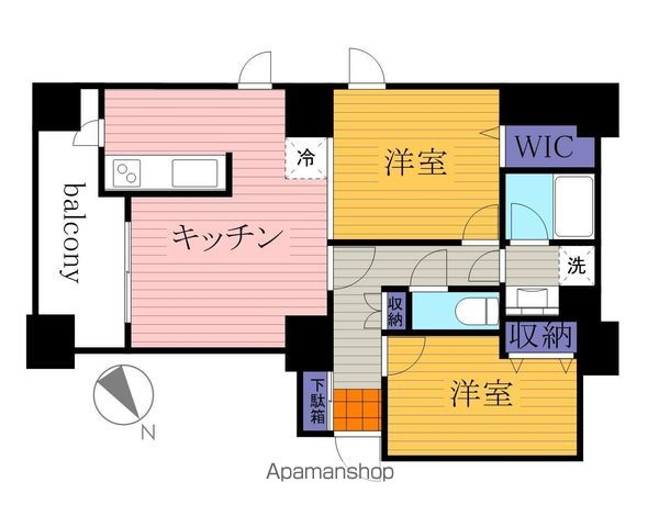 アブレスト動坂の間取り写真