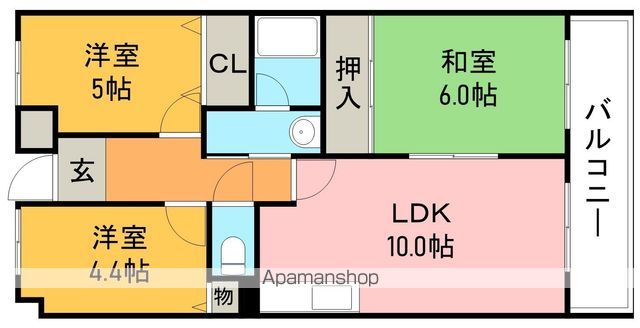 ライフイン水月の間取り写真