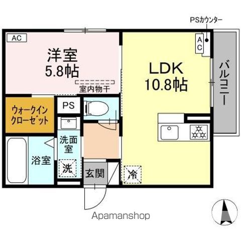DーHILLS領家IIの間取り写真