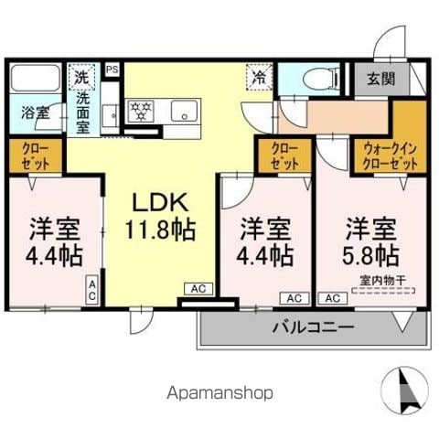 セレスティア東葛西VIの間取り写真