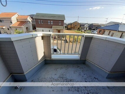 ベルフラワーＦ[2LDK/58.12m2]のバルコニー