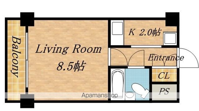 リラハイツ北14条の間取り写真