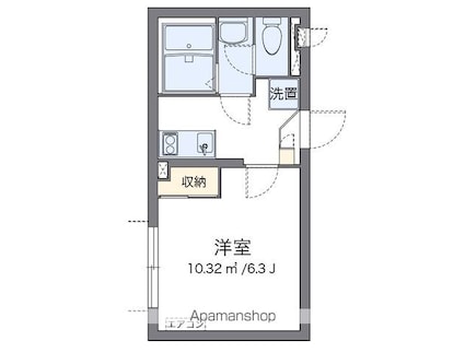 クレイノＤｒｅａｍ　Ｓｔａｇｅ[1K/21.1m2]の間取図
