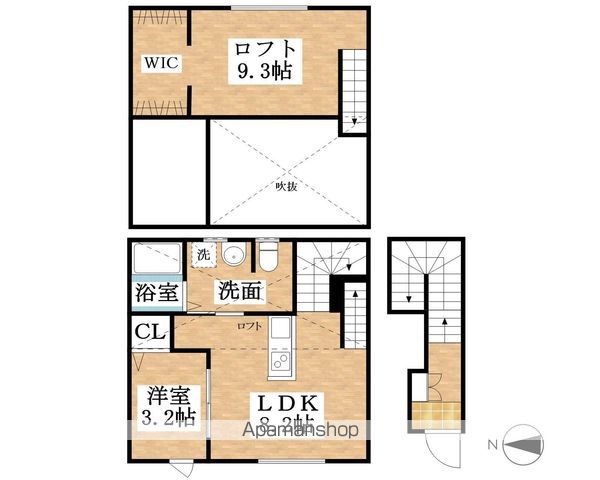 小牧市下小針天神２丁目&nbsp;2階建&nbsp;築3年のイメージ