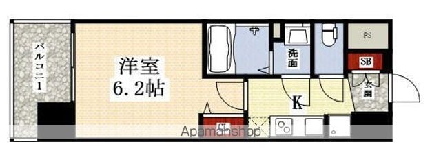 プレサンスOSAKA三国ネオスの間取り写真