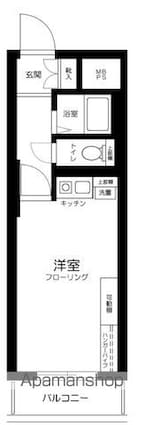 神奈川県横浜市鶴見区鶴見中央５丁目[1R/19.11m2]の間取図