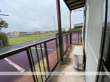 フォブール木太Ｂ[3DK/57.96m2]のバルコニー