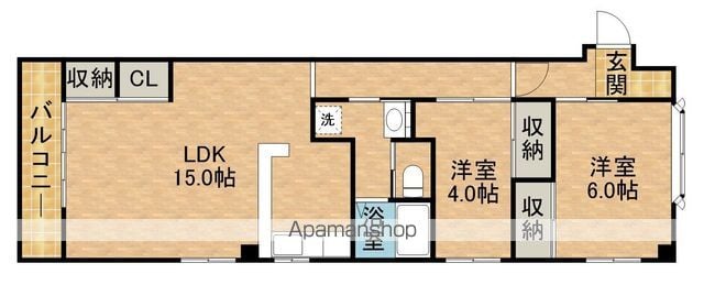 エンブレム鴨江の間取り写真